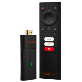 Receptor Redstick 2 4K Full HD Wi-Fi Iptv com Comando de Voz